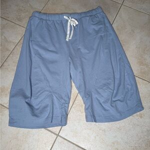 Free People Women’s Blue/Gray Bermuda Shorts